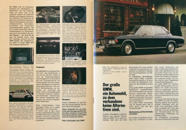 BMW Modelprogram 1969 "Konzept eines Unternehmens" Carbrochure (4212)